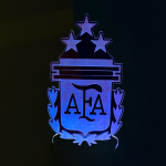 GearUP Acrylic Multicolor Night Lamp (Only Acrylic) Argentina Football Logo