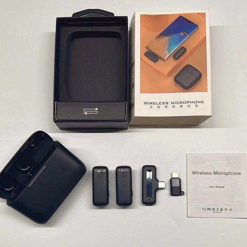 J13 Wireless Microphone with Charging Case For I Phone