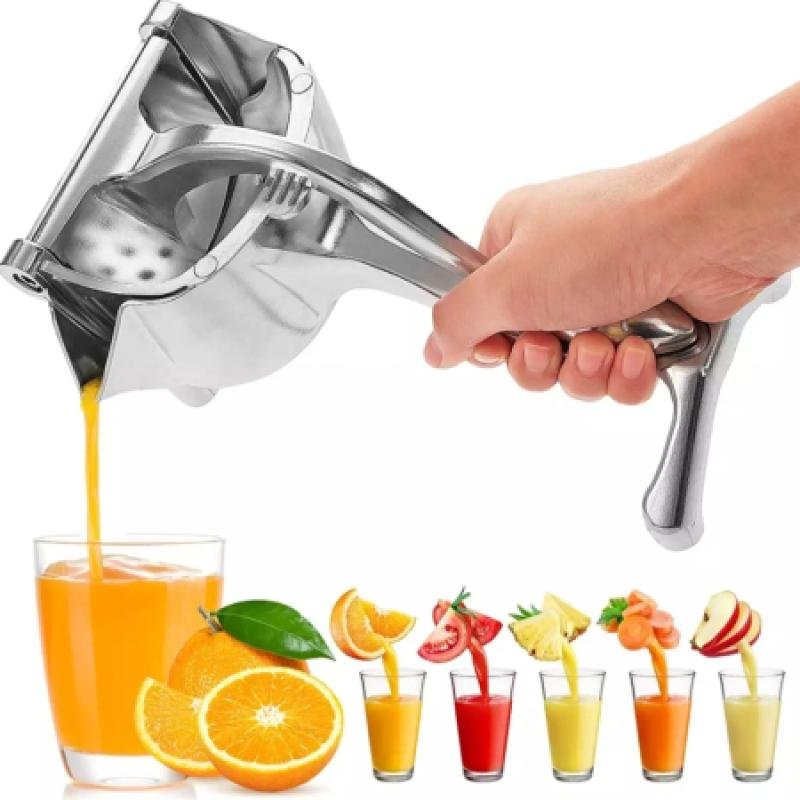Heavy Duty Manual Fruit Juicer – Aluminum Alloy Hand Press Juicer (Multi-Fruit Squeezer)