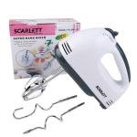 Scarlett Electric Hand Mixer – 180W Egg Beater & Dough Mixer (7 Speed Control)
