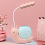 Cute Snail Desk Lamp – Eye Protection LED Night Light (Rechargeable Study Lamp)