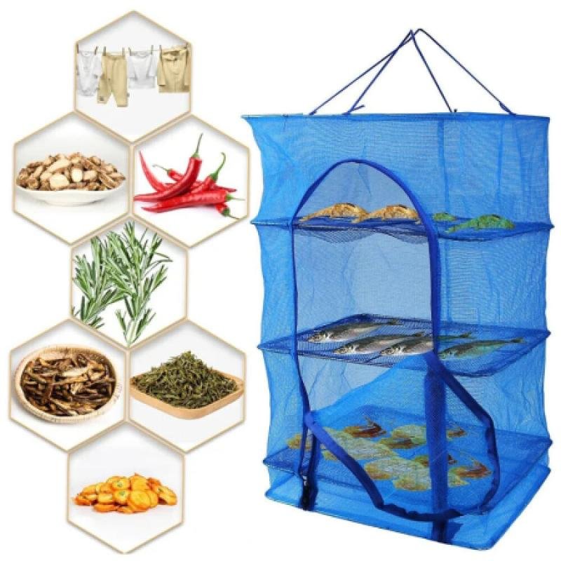 Foldable 4 layer Multifunctional Food Drying Case