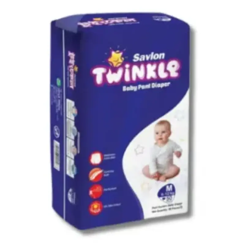 Savlon Twinkle Baby Pant Diaper M 50Pcs