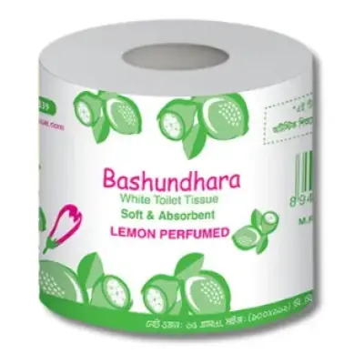 Bashundhara Toilet Tissue Lemon White Perfumed