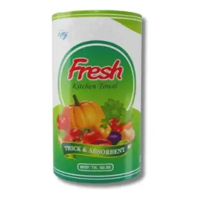 Fresh Kitchen Towel Single Pack White
