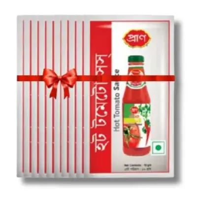 Pran Hot Tomato Sauce Sachet 8gm 10Pcs