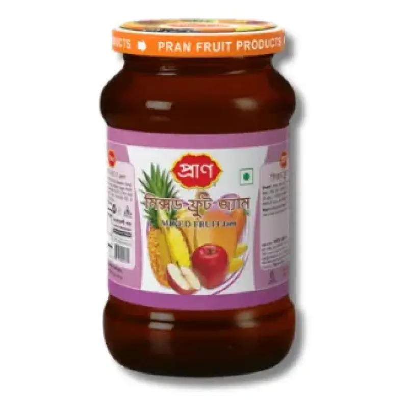 Pran Mixed Fruit Jam 350(±)25gm
