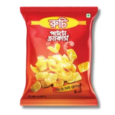 Ruchi Potato Crackers BBQ Chips 25(±)3gm