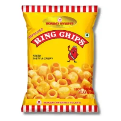 Bombay Sweets Ring Chips Hot Tomato 25(±)3gm