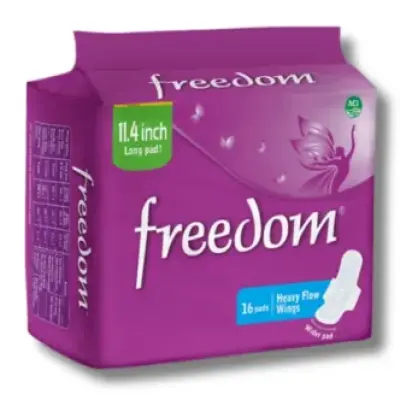 Freedom Super Dry Heavy Flow Wings 16Pads
