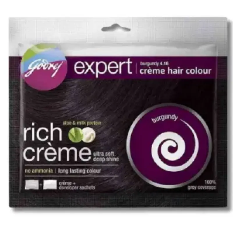 Godrej Expert Creme Hair Color Burgundy 20gm+20ml