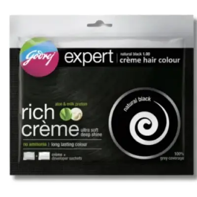 Godrej Expert Crème Hair Colour Natural Black 20gm+20ml