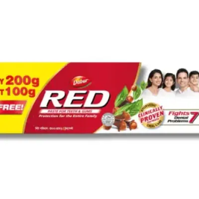 Dabur Red Toothpaste 190gm (Buy1 Get85gm Free)