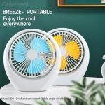 Quiet Cool Mini Portable Desk Fan Usb Rechargeable Home Camping Car Adjustable Portable Fans