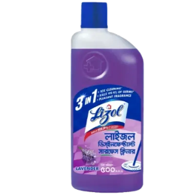 Lizol 3in1 Disinfectant Surface Cleaner Lavender 500ml