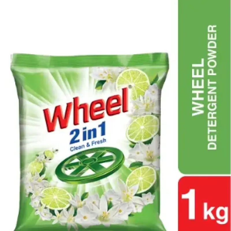 Wheel Clean & Fresh 2in1 Detergent Powder 1kg