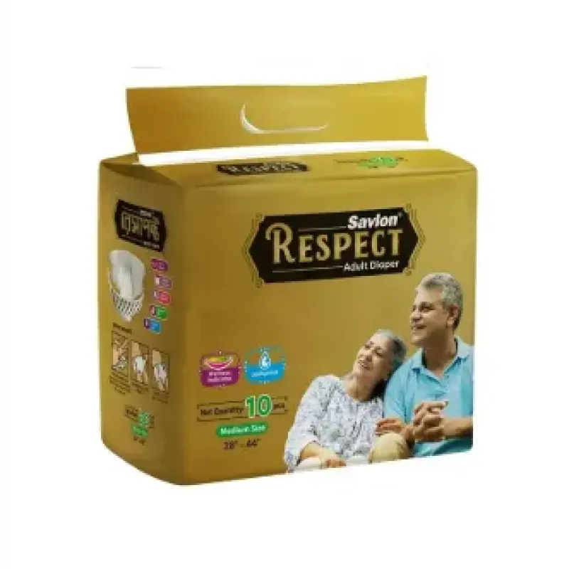 Savlon Respect Adult Diaper 10Pcs Medium
