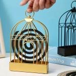Decorative Mosquito Coil Holder – Portable Birdcage Design Mosquito Coil Stand