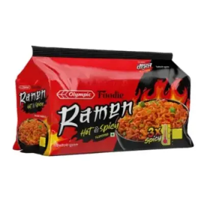 Olympic Foodie Ramen Hot & Spicy Noodles 496gm