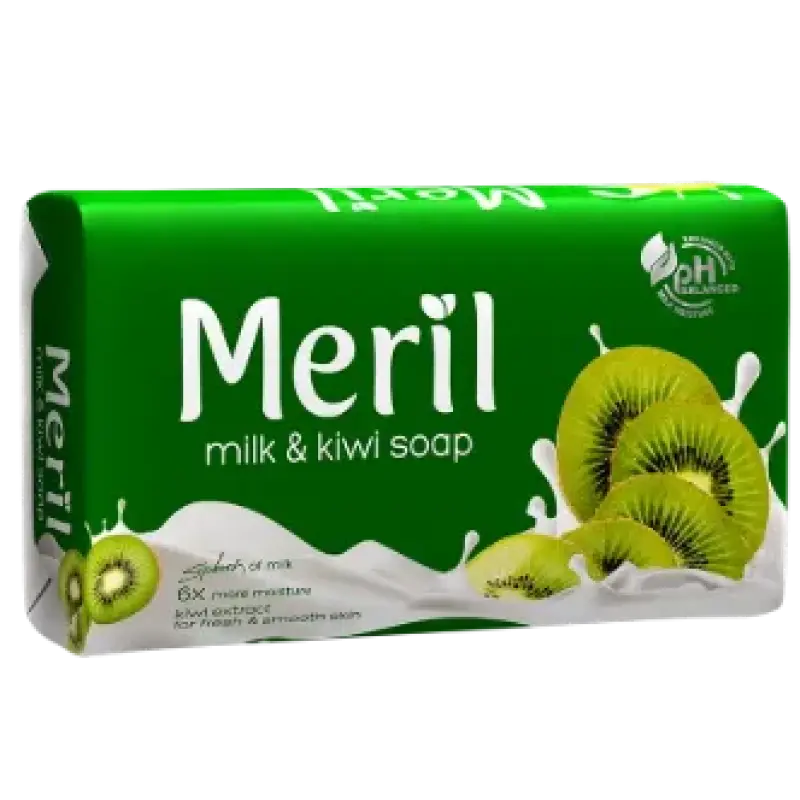 Meril Milk Soap Bar Milk & Kiwi 75gm