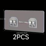 2pcs Utility Hooks No-Drill Storage Baskets and Corner Hooks - TA038