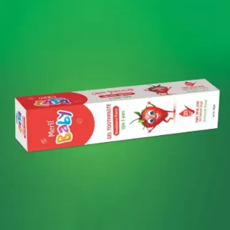 Meril Baby Gel Toothpaste Strawberry 45gm