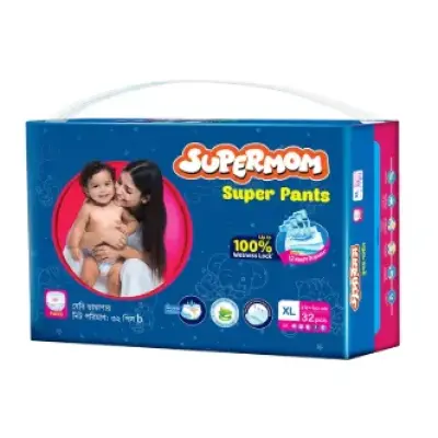Supermom Super Pants XL (12-20kg) 32Pcs