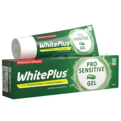 White Plus Pro Sensitive Gel Toothpaste 40gm