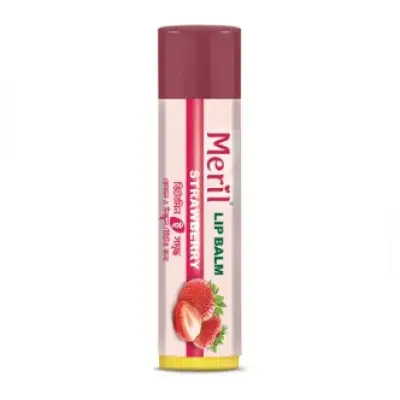 Meril Lip Balm Strawberry 4.8gm