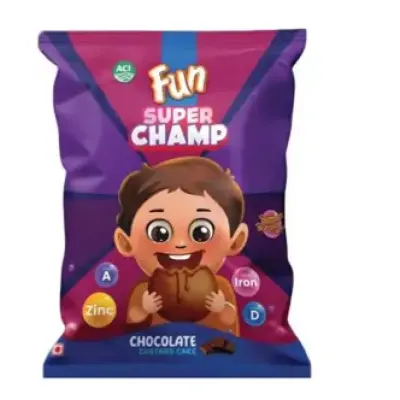 Fun Super Champ Chocolate Custard Cake 18gm