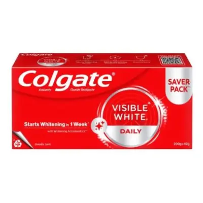 Colgate Visible White Toothpaste 200gm