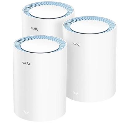 Cudy M1200 AC1200 Dual Band Mesh Router (3 Pack)