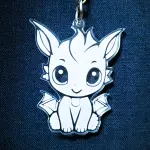 Acrylic Keyring – Mini Dragon