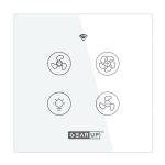 GearUP Wi-Fi Ceiling Fan Speed Controller & Light Switch — Smart TUYA / Smart Life App Control – (Without Remote)