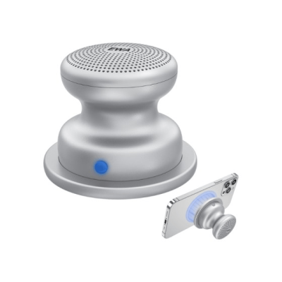 EWA A117 5W Mini Magnetic Bluetooth Speaker – Silver