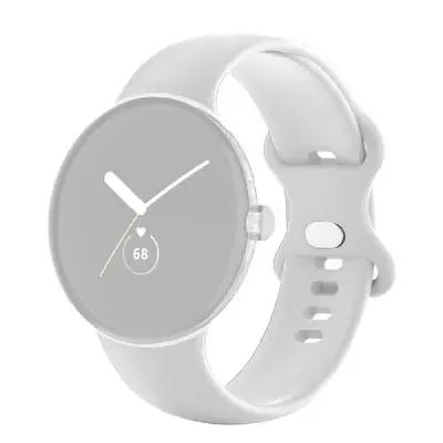 Google Pixel Smartwatch Soft Silicone Straps- White