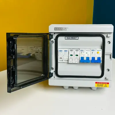 GearUP AC Distribution Box 8 Way (1 in 1 out)