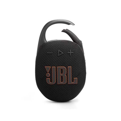 JBL Clip 5 Portable Bluetooth Speaker – Black