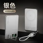 5000 mAh Magnetic Wireless Power Bank with Stand  & TFT Color Display