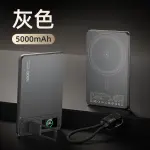 5000 mAh Magnetic Wireless Power Bank with Stand  & TFT Color Display