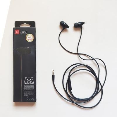 UiiSii C100 Earphone – Black Color