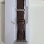 38/40/41mm Spigen  Leather Strap For Smartwatch – Coffee Color