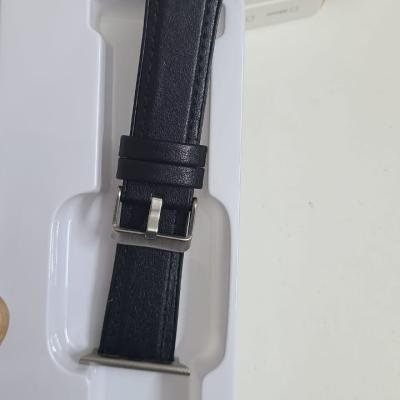 42/44/45/49mm Spigen  Leather Strap For Smartwatch – Black Color