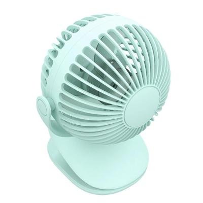 NEW!! mini Clip Fan 360 Degree Rotation Rechargeable Fan (WiWu FS03)- Light Green Color