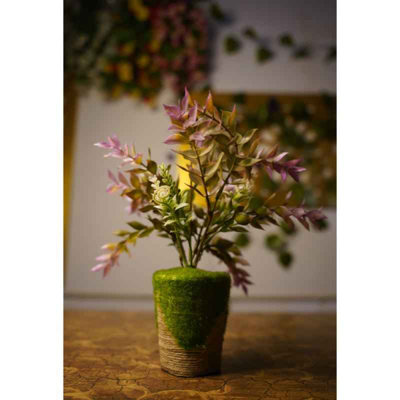 Full Rosi Top Flower – Beautiful Artificial Flower Pot for Home & Office Decor