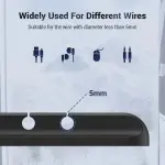 5 Hole Silicone Cable Organizer – Desktop Wire Management Clip