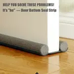 Door Draft Stopper 36 Inch – Windproof & Soundproof Door Seal Strip (Dust & Noise Blocker)