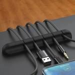5 Hole Silicone Cable Organizer – Desktop Wire Management Clip